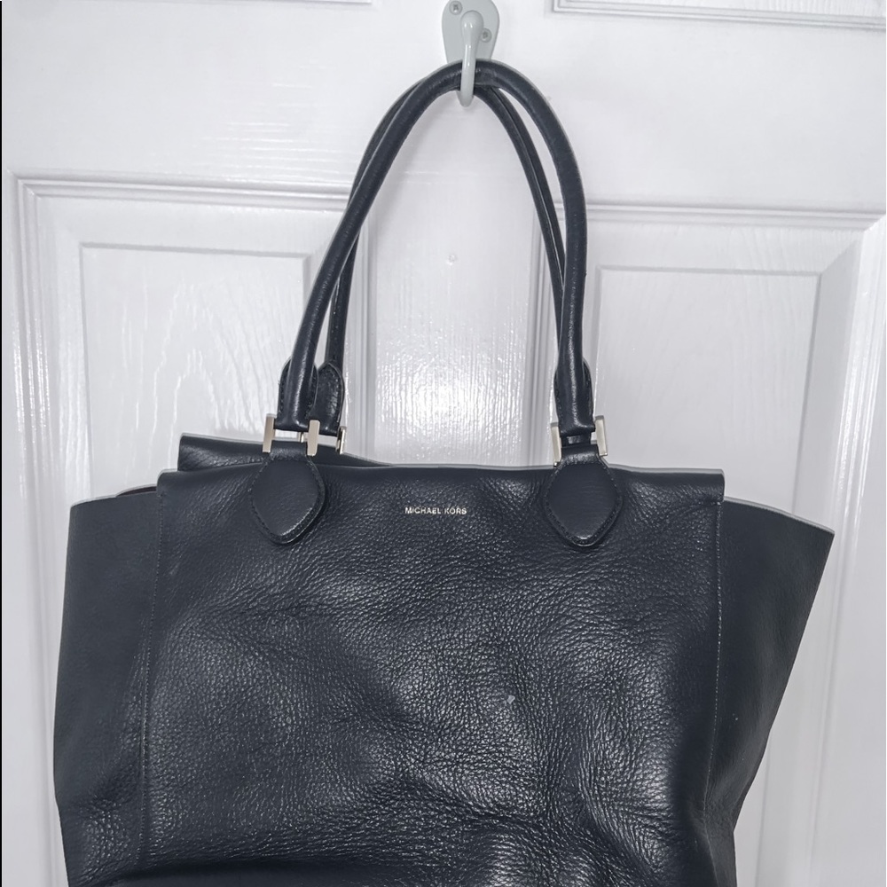 Michael Kors Miranda Large Deerskin Leather Tote